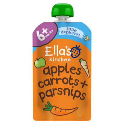 Ella's Kitchen Apples Carrots + Parsnips 6+ Months 120G