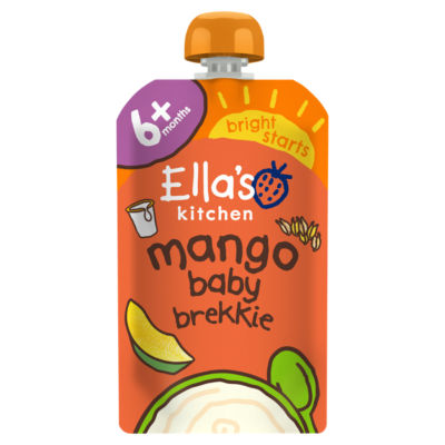 Ella's Kitchen Mango Baby Brekkie With Peach 6+ Months 100G