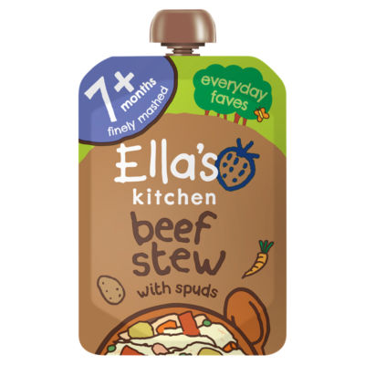 Ella's Kitchen Organic Beef Stew With Spuds 7+ Months 130G