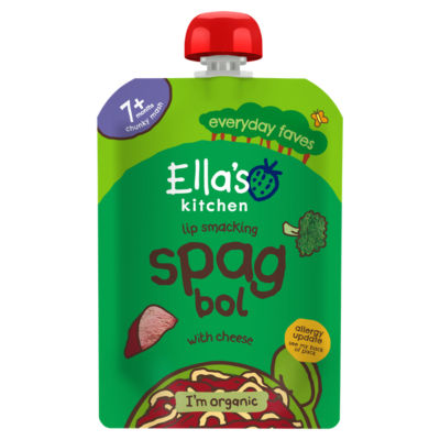 Ella's Kitchen Spag Bol With Cheese 7+ Months 130G