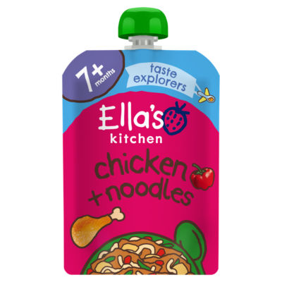 Ella's Kitchen Ella's Fun Chicken And Noodle With Red Pepper 130G