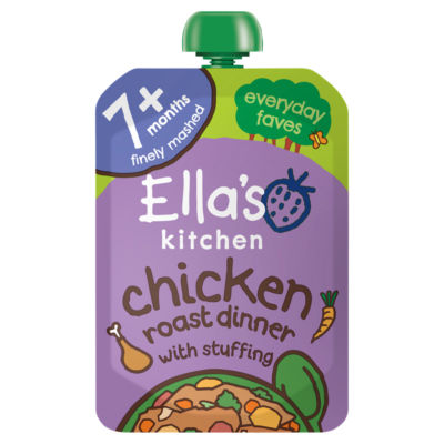 Ella's Kitchen Cherry Chicken Roast Dinner With Stuffing 7+ Months 130G