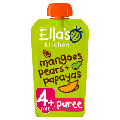 Ella's Kitchen Mangoes Pears Papayas Stage 1 X 120G