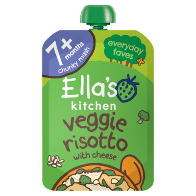 Ella's Kitchen Veggie Risotto with Cheese 7+ Months 130g