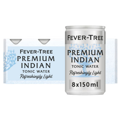Fever-Tree Refreshingly Light Premium Indian Tonic Water 8 x 150ml