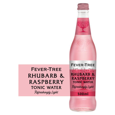 Fever-Tree Rhubarb & Raspberry Tonic Water 500Ml