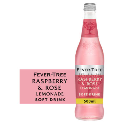 Fever-Tree Sparkling Refreshingly Raspberry Lemonade soft drink 500Ml