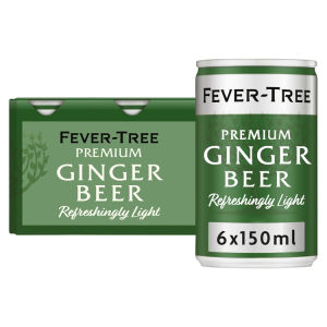 Fever-Tree Premium Refreshingly Light Ginger Beer 6 x 150ml