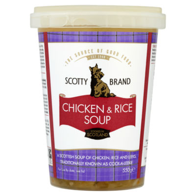 Scotty Brand Chicken & Rice Soup 550g