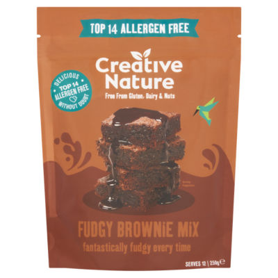 CREATIVE NATURE Free From Brownie Baking Mix 250G