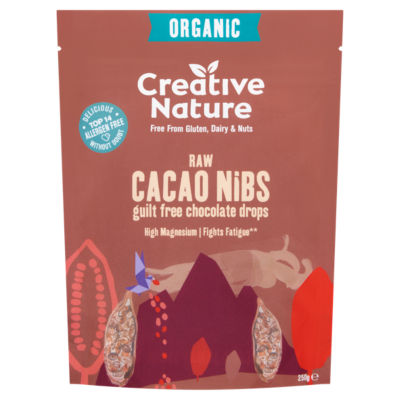 CREATIVE NATURE Organic Raw Cacao Nibs