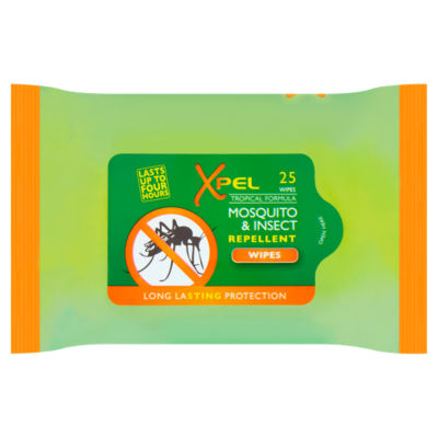 Xpel Mosquito & Insect Repellent Wipes 25 Wipes