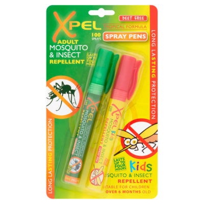 Xpel Adult Mosquito & Insect Repellent Spray Pens 2 x 10ml