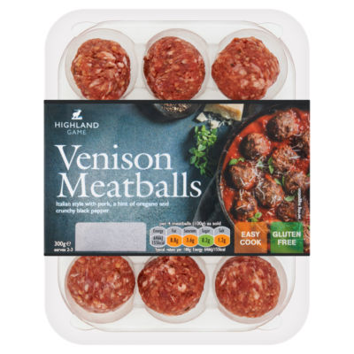 Highland Game Venison Meatballs300g(L)