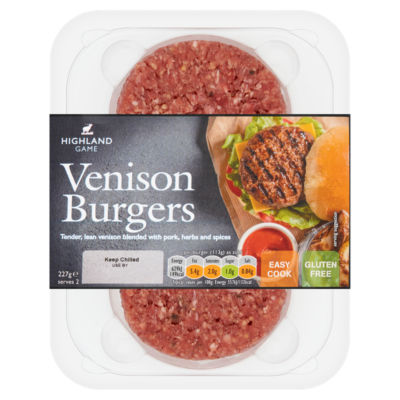 Highland Game Venison Burgers 227g