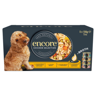 Encore 100% Natural Wet Dog Food, Chicken Selection Multipack, 5 X 156G - Image 5