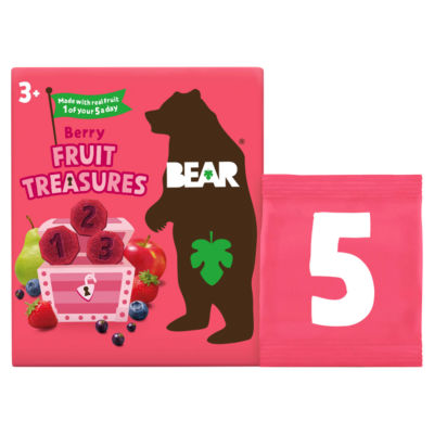 Bear Berry Fruit Treasures 5 x 20g