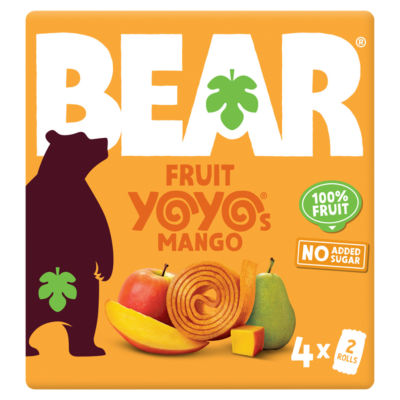 BEAR BEAR Fruit Yoyos Mango Multipack 4 x 20g