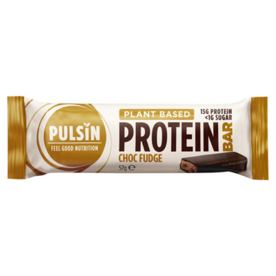 Pulsin Plant Based Choc Fudge Protein Bar 57g
