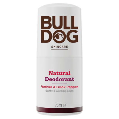 Bulldog Skincare Natural Deodorant Vetiver & Black Pepper 75ml