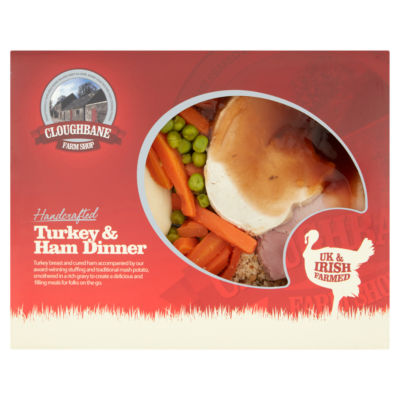 CLOUGHBANE Turkey & Ham Dinner 550G