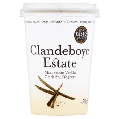 CLANDEBOYE ESTATE Vanilla Greek Yogurt 450G
