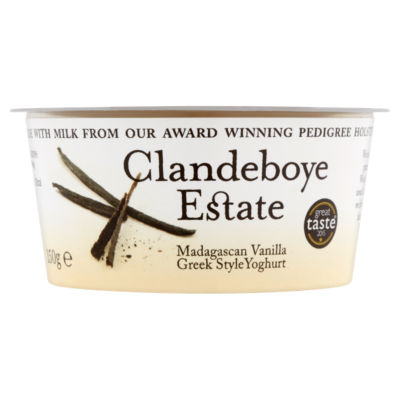 CLANDEBOYE ESTATE Madagascan Vanilla Greek Style Yoghurt