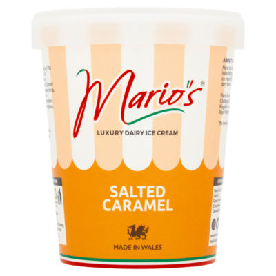 Marios Luxury Dairy Ice Cream Salted Caramel 500ml