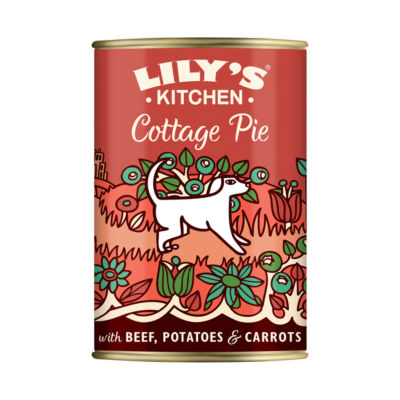 Lily's Kitchen Cottage Pie with Beef Adult Wet Dog Food 400g
