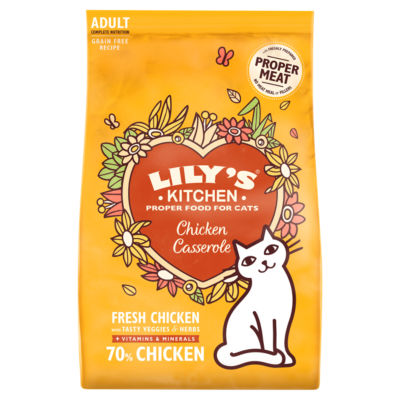Lily's Kitchen Chicken with Veggies Complete Adult Dry Cat Food 800g