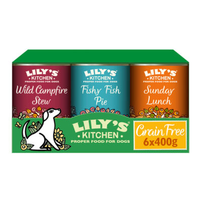 Lily's Kitchen GrainFree Wet Dog Food Variety Pack, Natural 6 x 400g Tins - Image 4