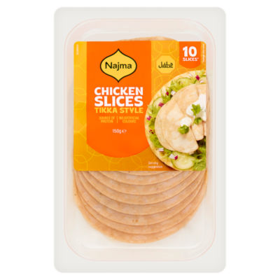 Najma Chicken Tikka Style Slices 150g