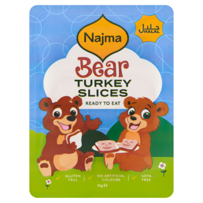 Najma Bear Turkey Slices 90g
