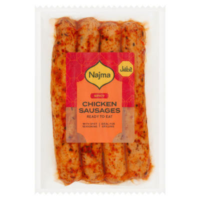 Najma Halal Spicy Chicken Sausages 250g