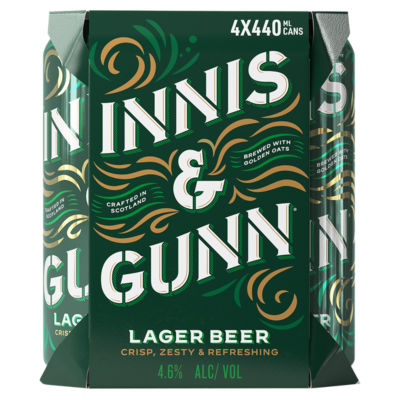 Innis & Gunn Lager Beer Zero 4X440ml