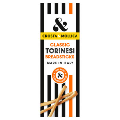Crosta Mollica Grissini Torinesi Classic Breadsticks 120g - 12 Pack - Image 3