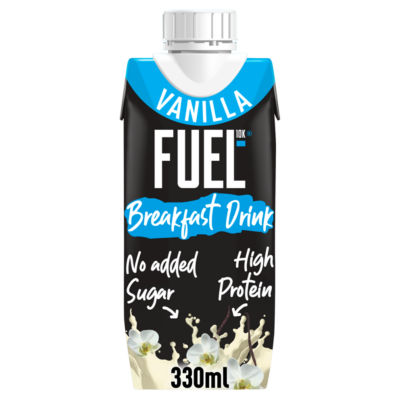 Fuel10K Vanilla High Protein Milk Breakfast Drink 330ml