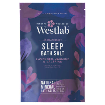 Westlab Lavender, Jasmine & Valerian Sleep Bath Salts 1kg