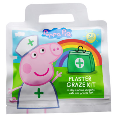 Peppa Pig 22 Plaster Graze Kit 1+ Year