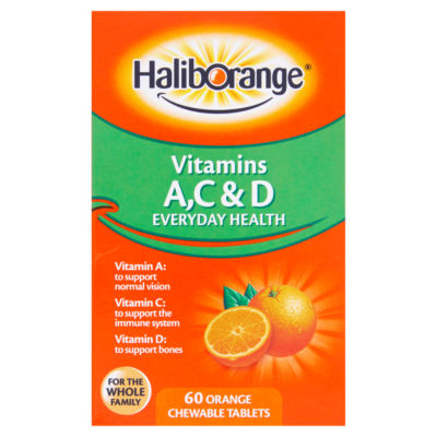 Haliborange 60 Orange Chewable Tablets