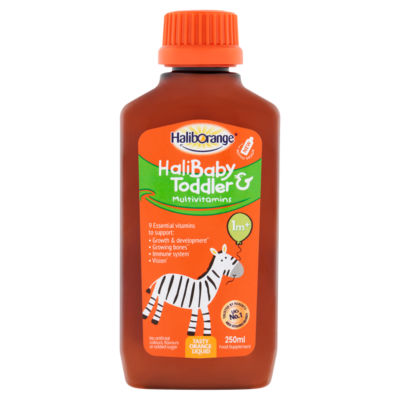 Haliborange Halibaby & Toddler Multivitamins Food Supplement Tasty Orange Liquid 1m+ 250ml