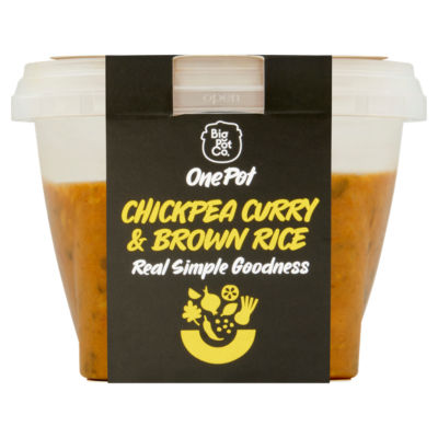 Big Pot Co Chickpea Curry with Brown Rice 380g