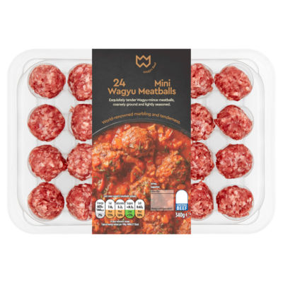 Wagyu Beef 24 British Mini Wagyu Meatballs