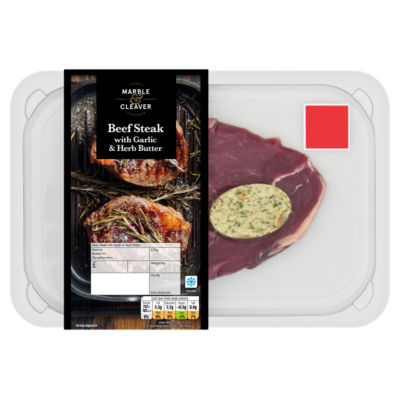 Marble & Cleaver Beef Steak with Garlic & Herb Butter