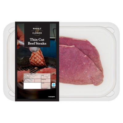 Marble & Cleaver Thin Cut Beef Steaks