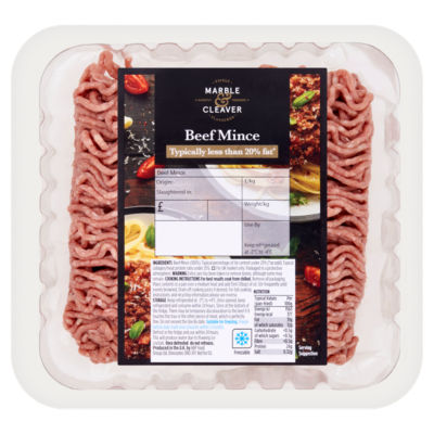 Marble & Cleaver Beef Mince 400g
