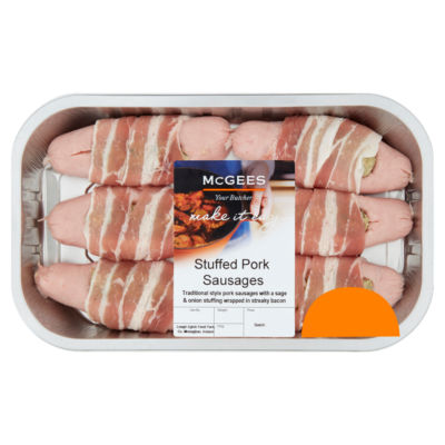 McGees Your Butcher Stuffed Pork Sausages 510g