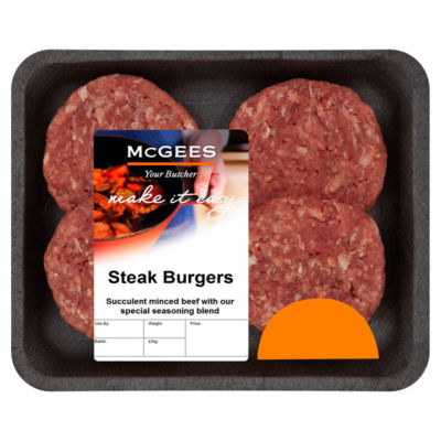 McGees Your Butcher Steak Burgers