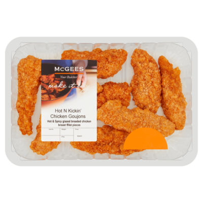 McGees Your Butcher Hot N Kickin' Chicken Goujons 350g