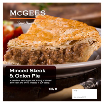 McGees Your Butcher Minced Steak & Onion Pie 500g
